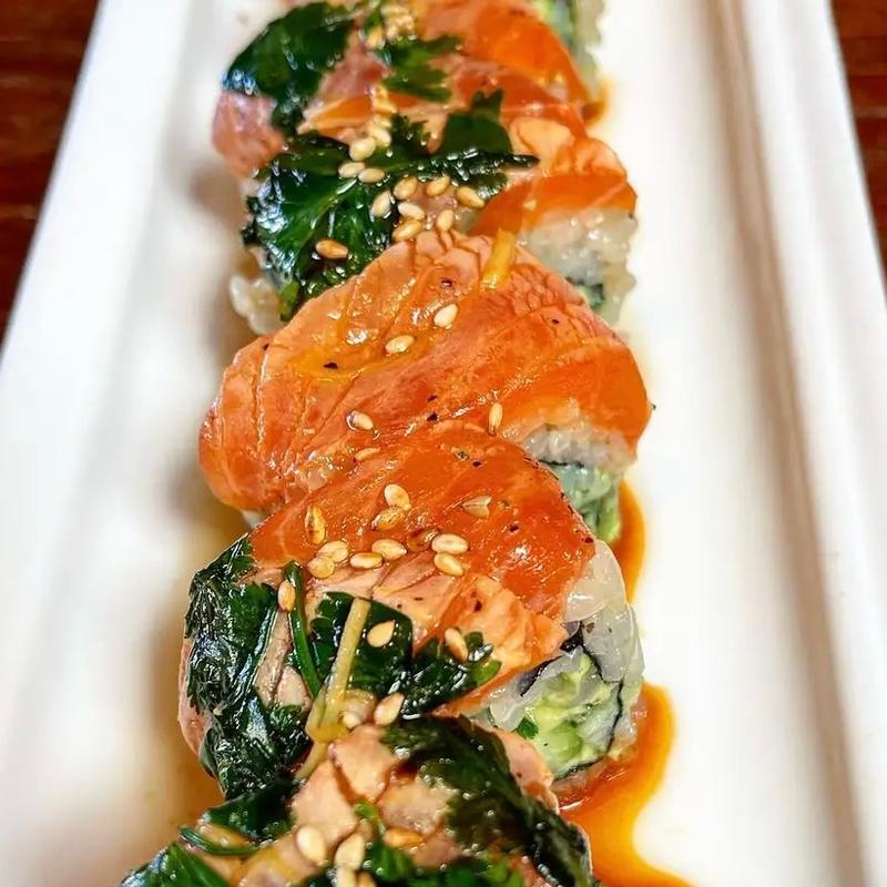 menu item 47 of 155, New Style Salmon Roll*