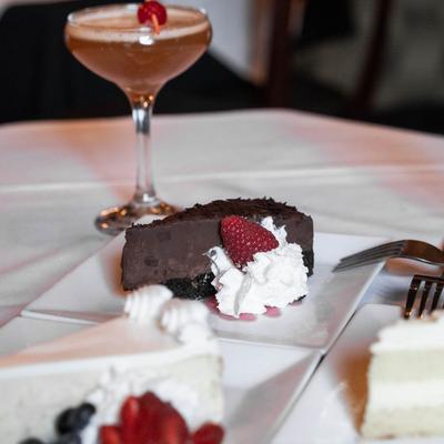 flourless chocolate cake.