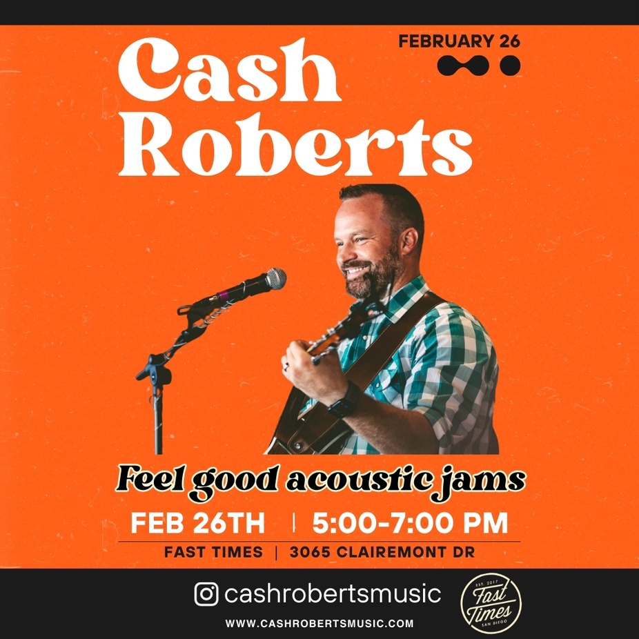 Cash Roberts - LIVE event photo