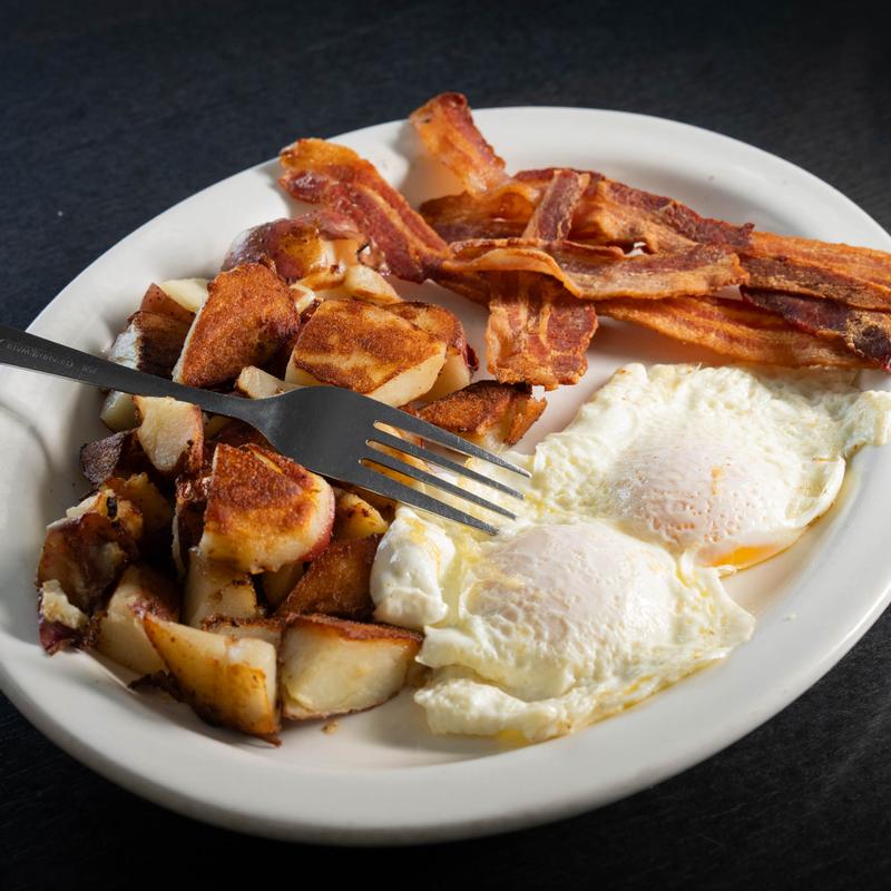 menu item 1 of 12, Two Eggs & Bacon