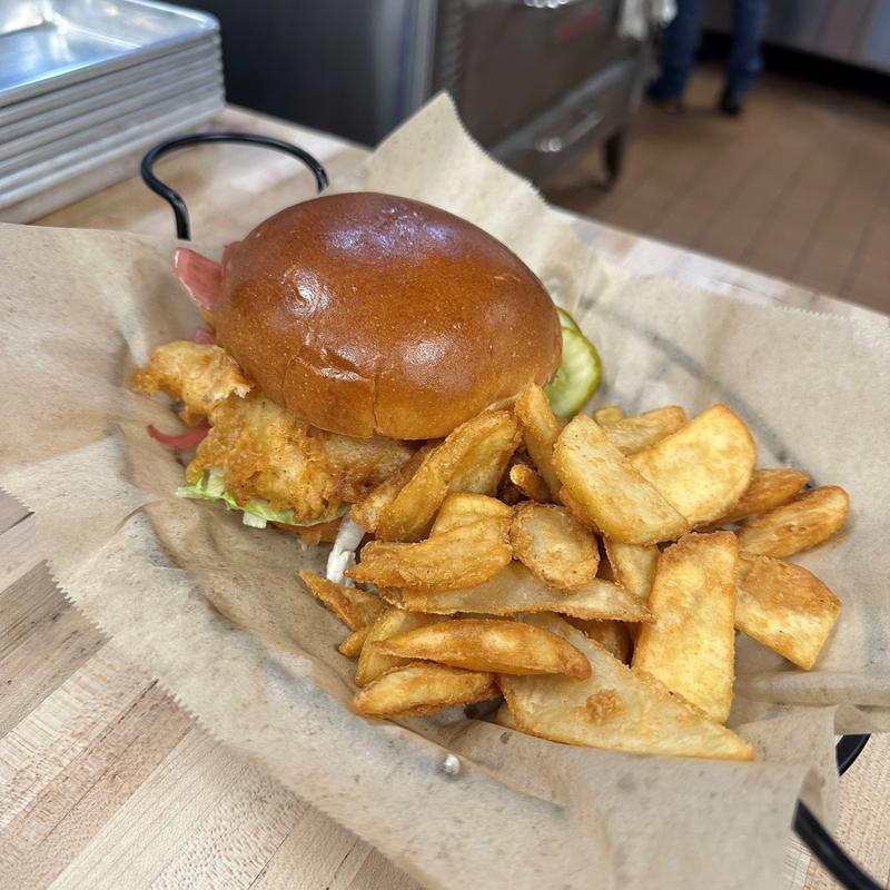 Fried Haddock Sandwich photo