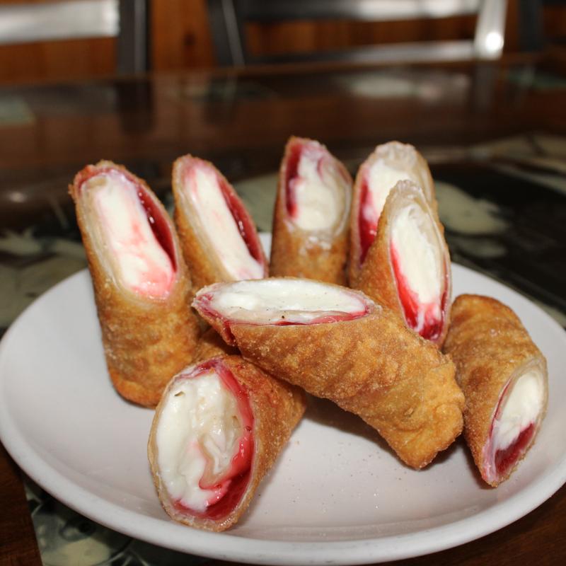 Strawberry Cheesecake Eggs Rolls photo