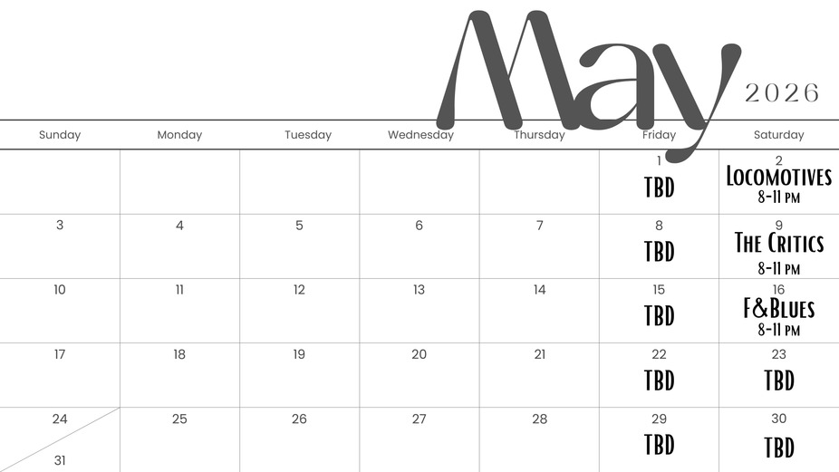 May '26 Live Music event photo