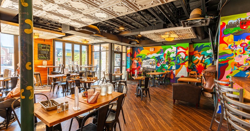 Interior, dining area