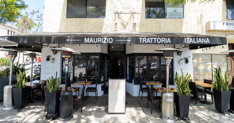 Outdoor seating area