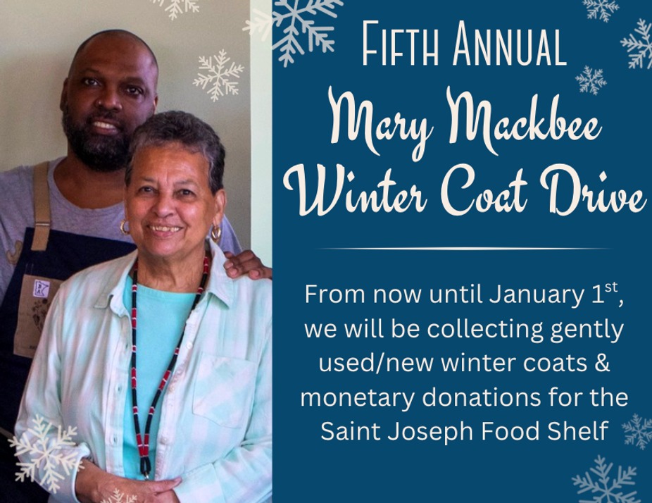 Mary Mackbee Winter Coat Drive event photo