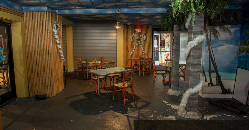 Tables ready for guests