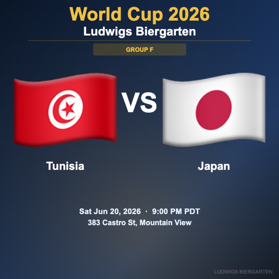World Cup 2026: Tunisia vs Japan | Group F event photo