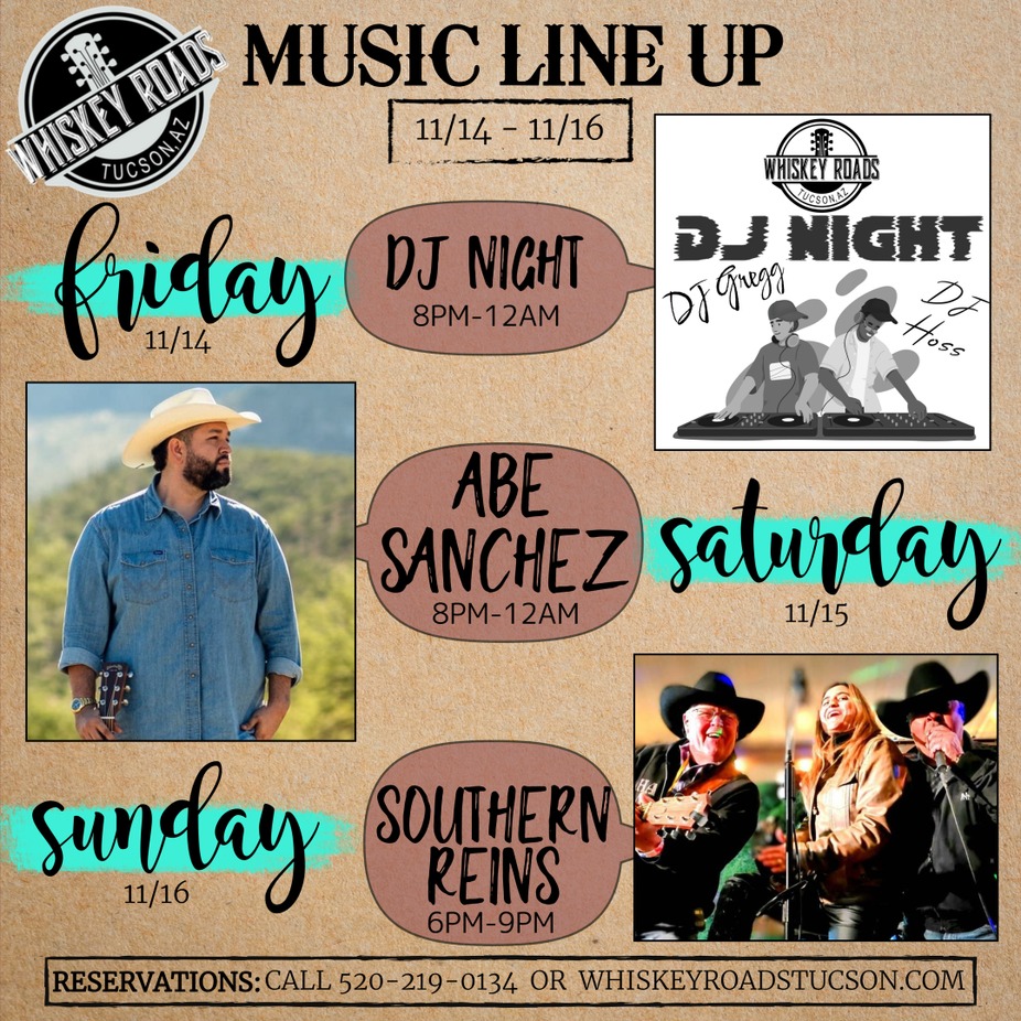 Next week music line up event photo