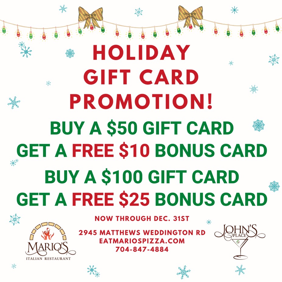 Holiday Gift Card Promotion event photo