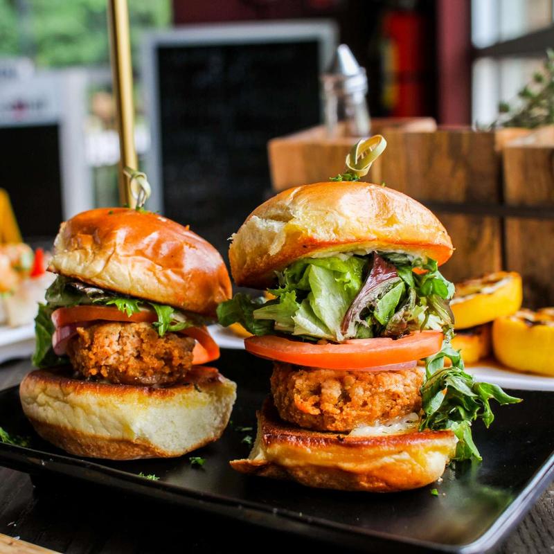 Salmon Glam Sliders photo