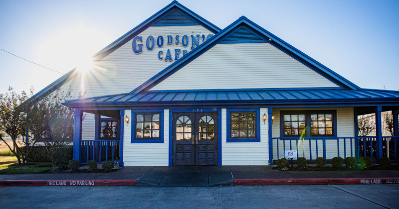 Exterior, entrance area and patio on the left