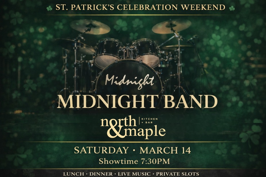 🍀 ST. PATRICK’S WEEKEND – SATURDAY NIGHT 🍀 Featuring MIDNIGHT BAND event photo