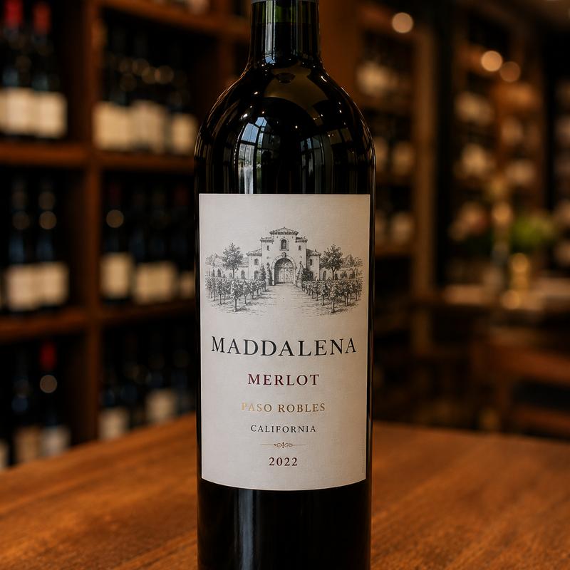 menu item 60 of 116, Merlot Maddalena, Paso Robles, California 2022