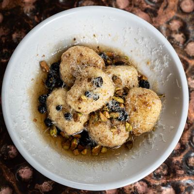 Gnocchetti Alla Mongelli top view.