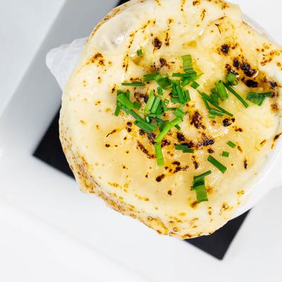 French onion soup dish