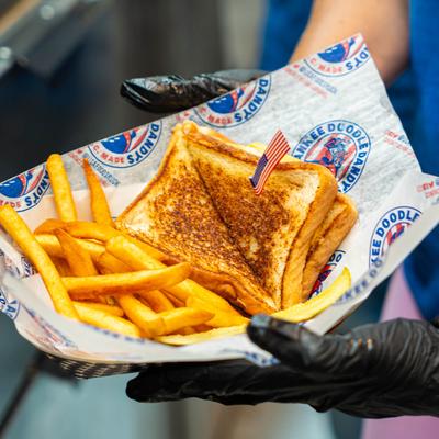 grilled cheese sandwich.