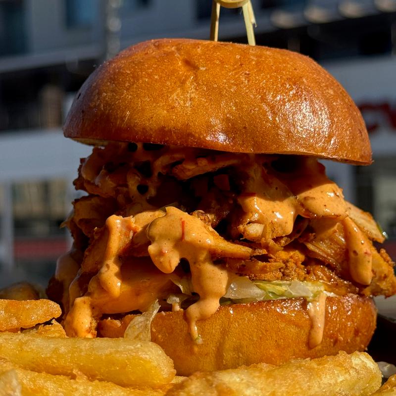 menu item 12 of 14, Chicken Shawarma Burger