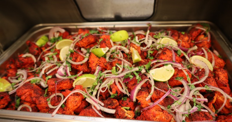 Tandoori chicken tray