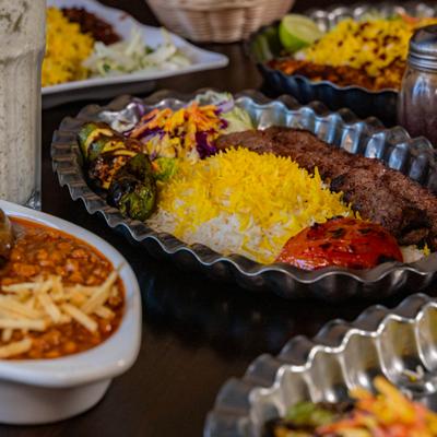 Various Persian Dishes.