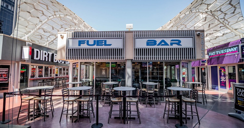 Exterior seating area