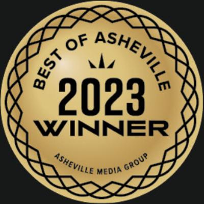 An award for Best of Asheville 2023.