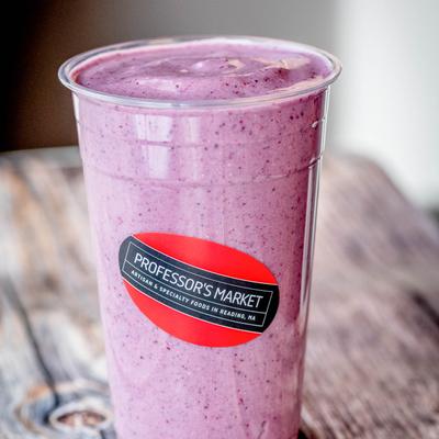 Peanut butter and jelly smoothie.