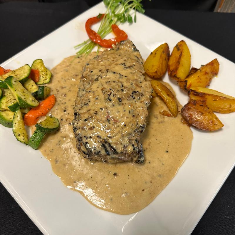 Prime Aged New York Sirloin Con Pepe Nero photo