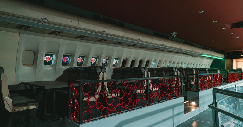 Interior seating area