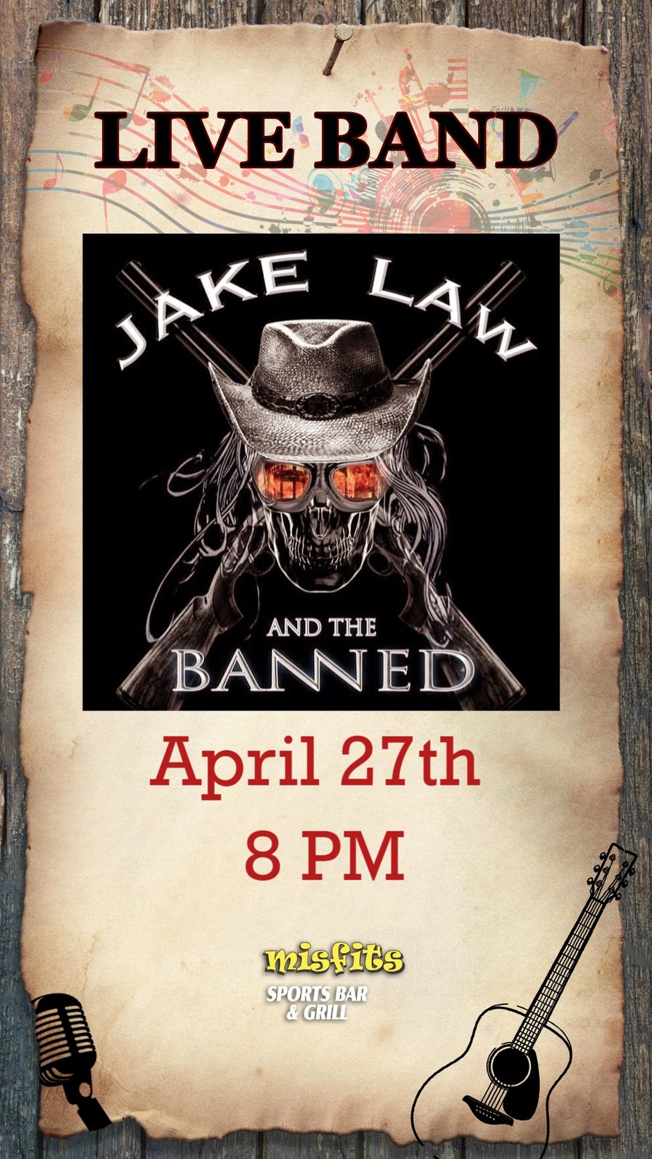 Jake Law and the Banned event photo