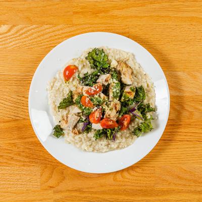 Chicken risotto.