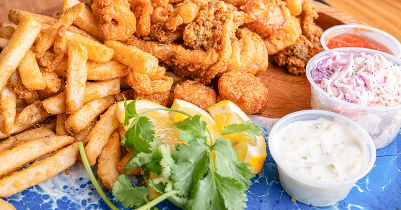 Fishermen's Net Platter served with fries