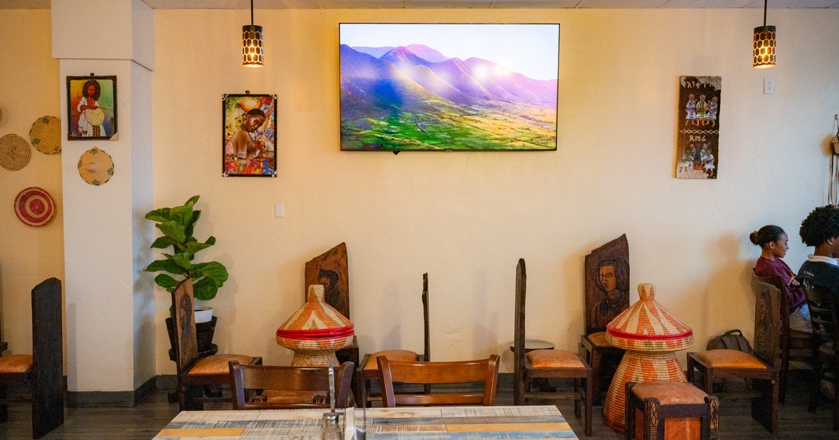 Interior, dining area