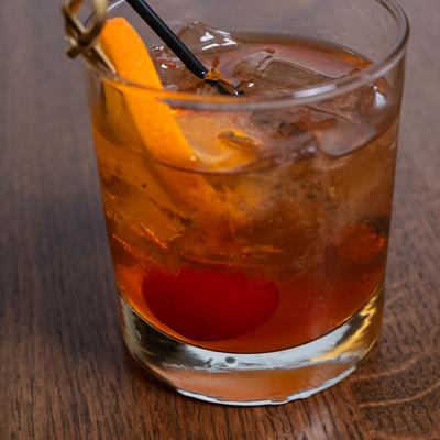 Old Fashioned cocktail.