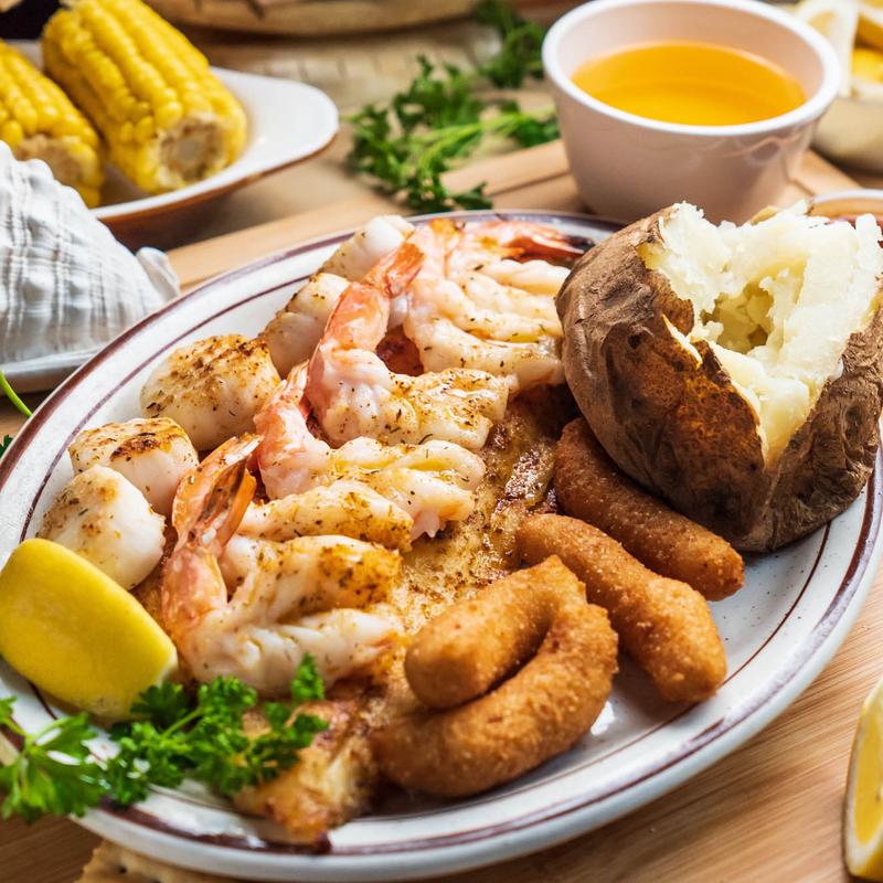 Broiled Seafood Platter photo