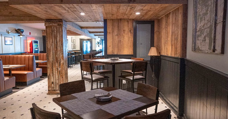 Interior seating area