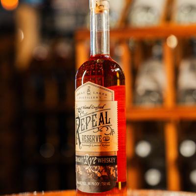 Repeal Reserve Straight Rye Whiskey.