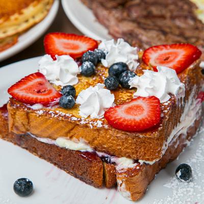 Berry french toast.