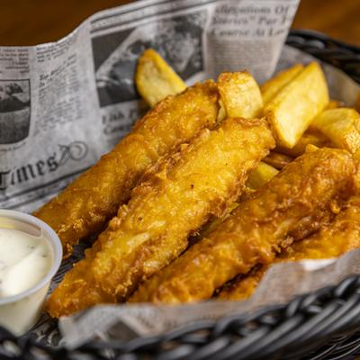Fish and chips.