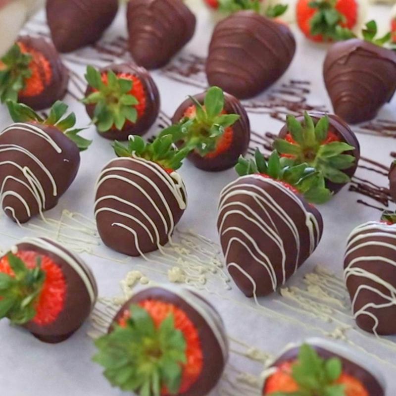 Dozen Belgian Chocolate Covered Strawberries photo