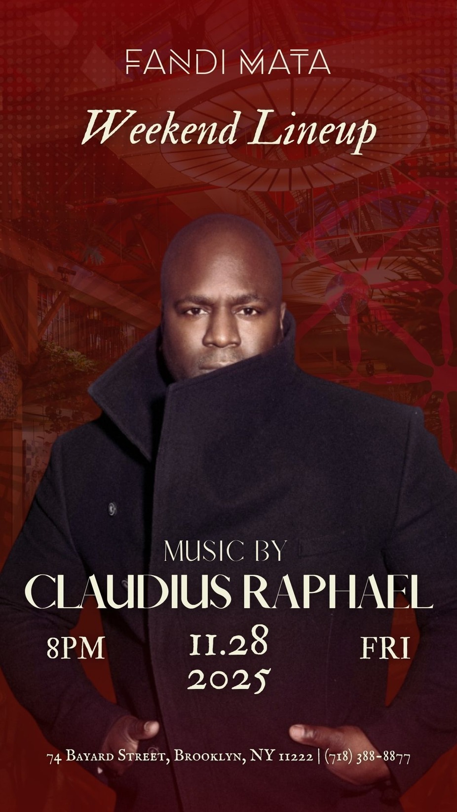 DJ Claudius Raphael event photo