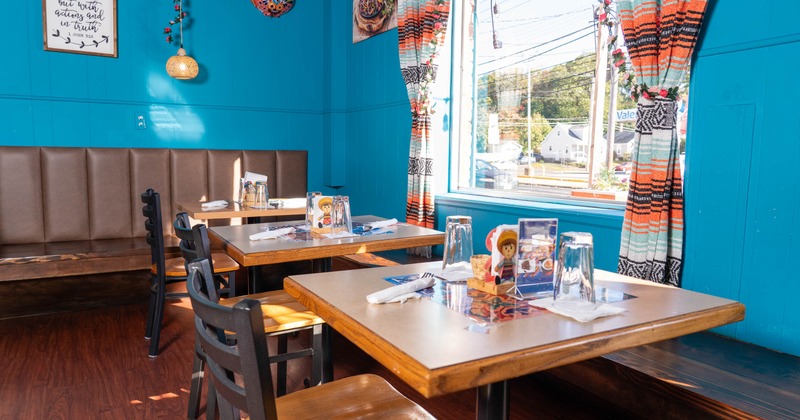 Tables ready for guests