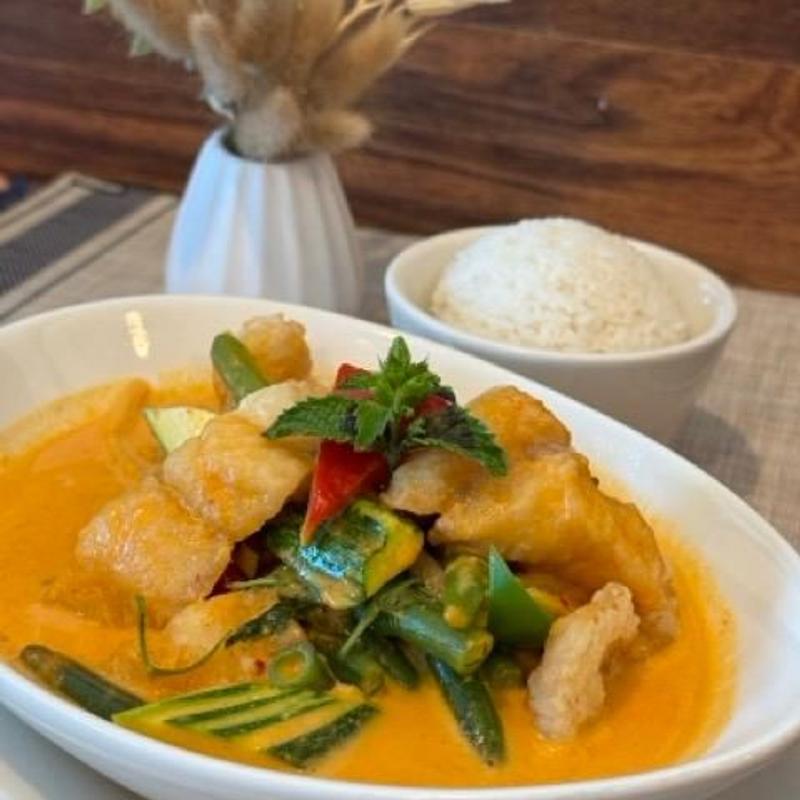 menu item 81 of 81, Red Curry Fish