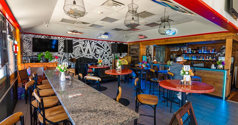 Interior, bar area