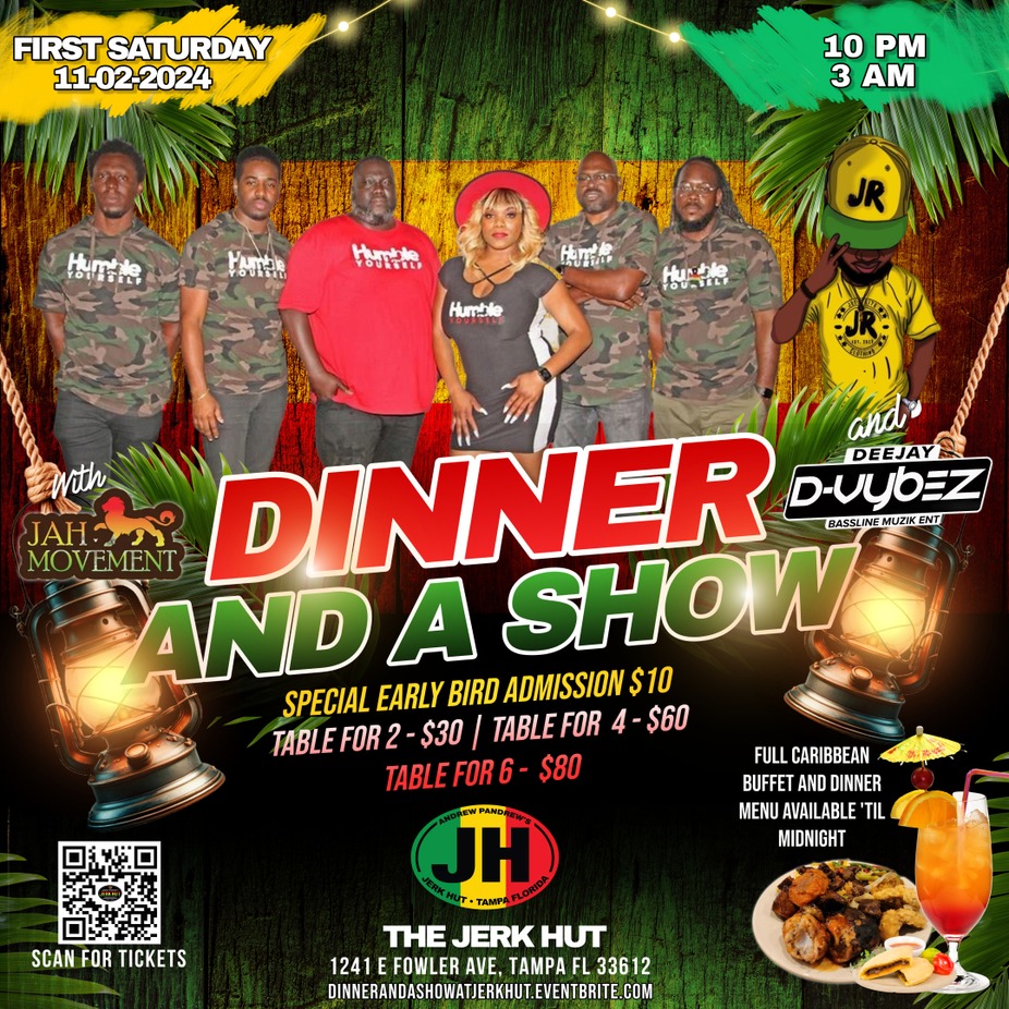 Dinner And A Show with Jah Movement event photo