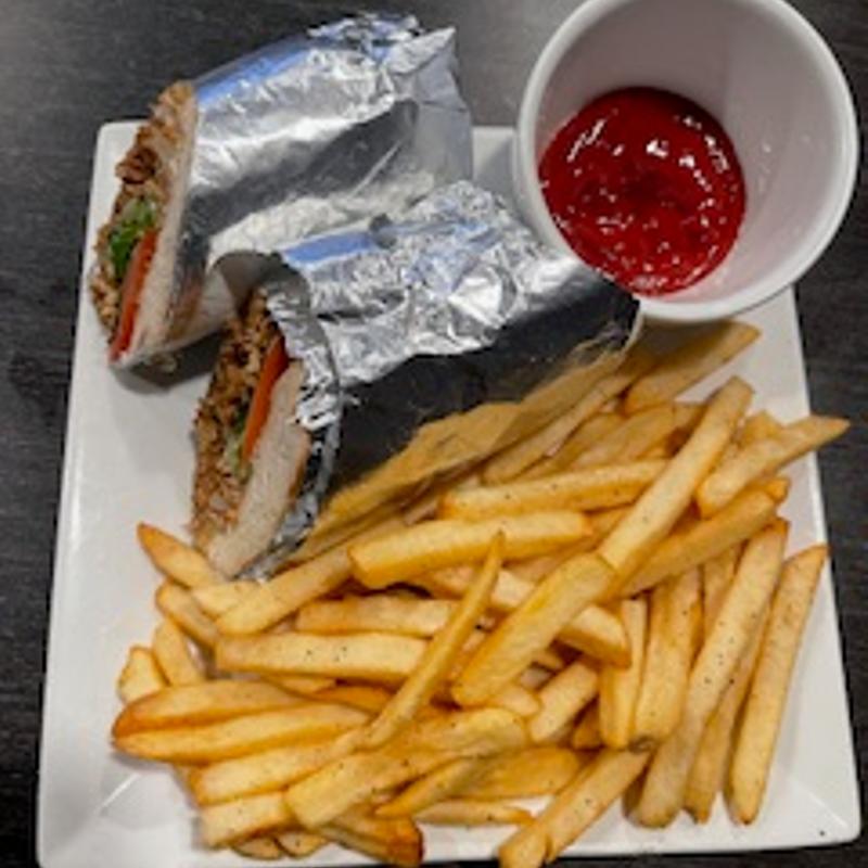 NOIR CHEESE STEAK AND FRIES photo