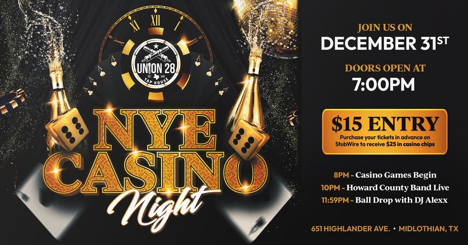 NYE Casino Night event photo