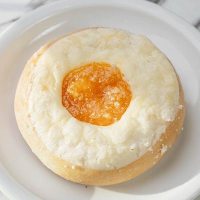 Custard Cheesecake, closeup.