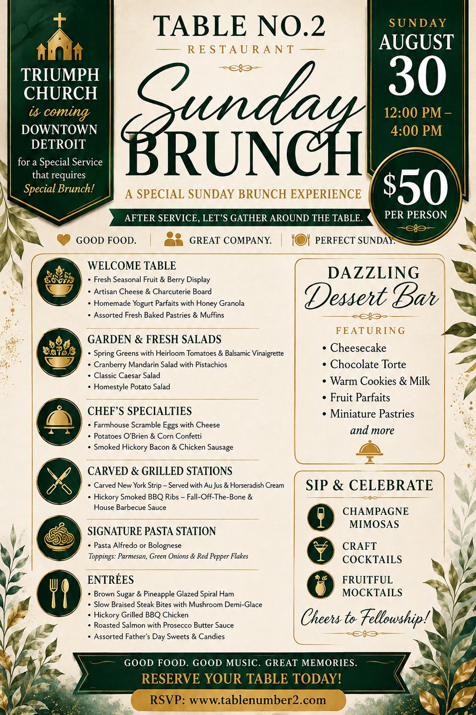 Sunday Brunch event photo
