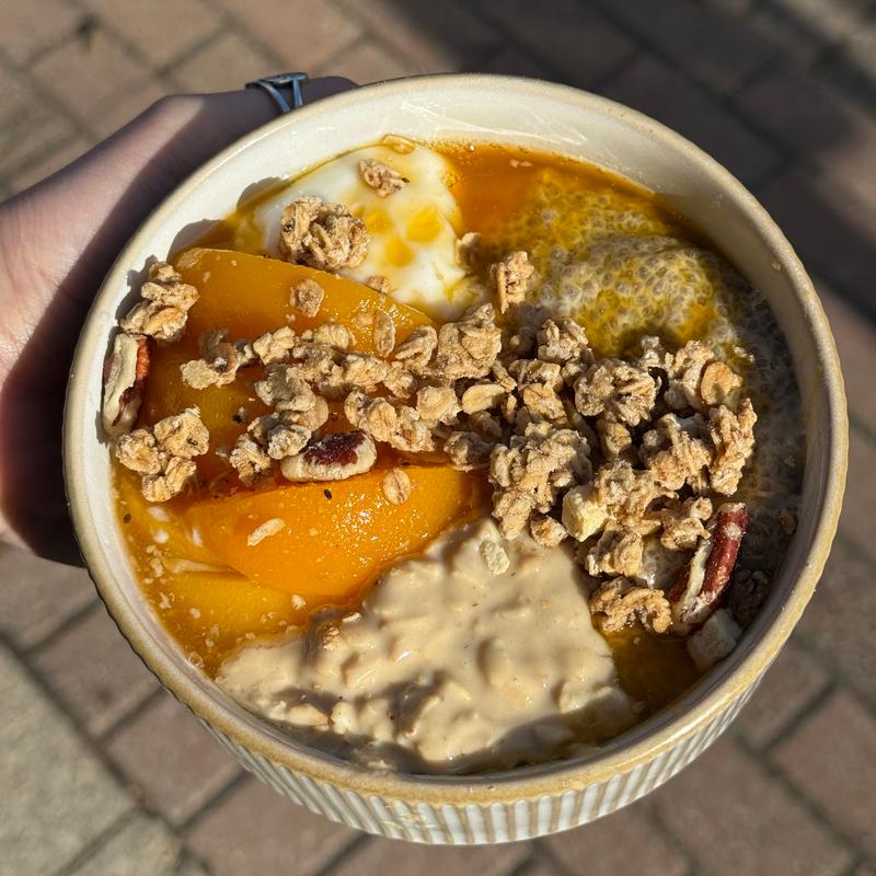 menu item 11 of 16, Peaches & Cream Breakfast Bowl